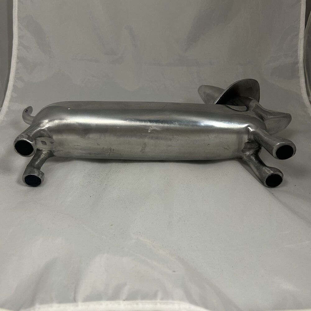Metal Dachshund Weiner Dog Tray Bowl Halloween Candy Treat Server - Picture 2 of 6